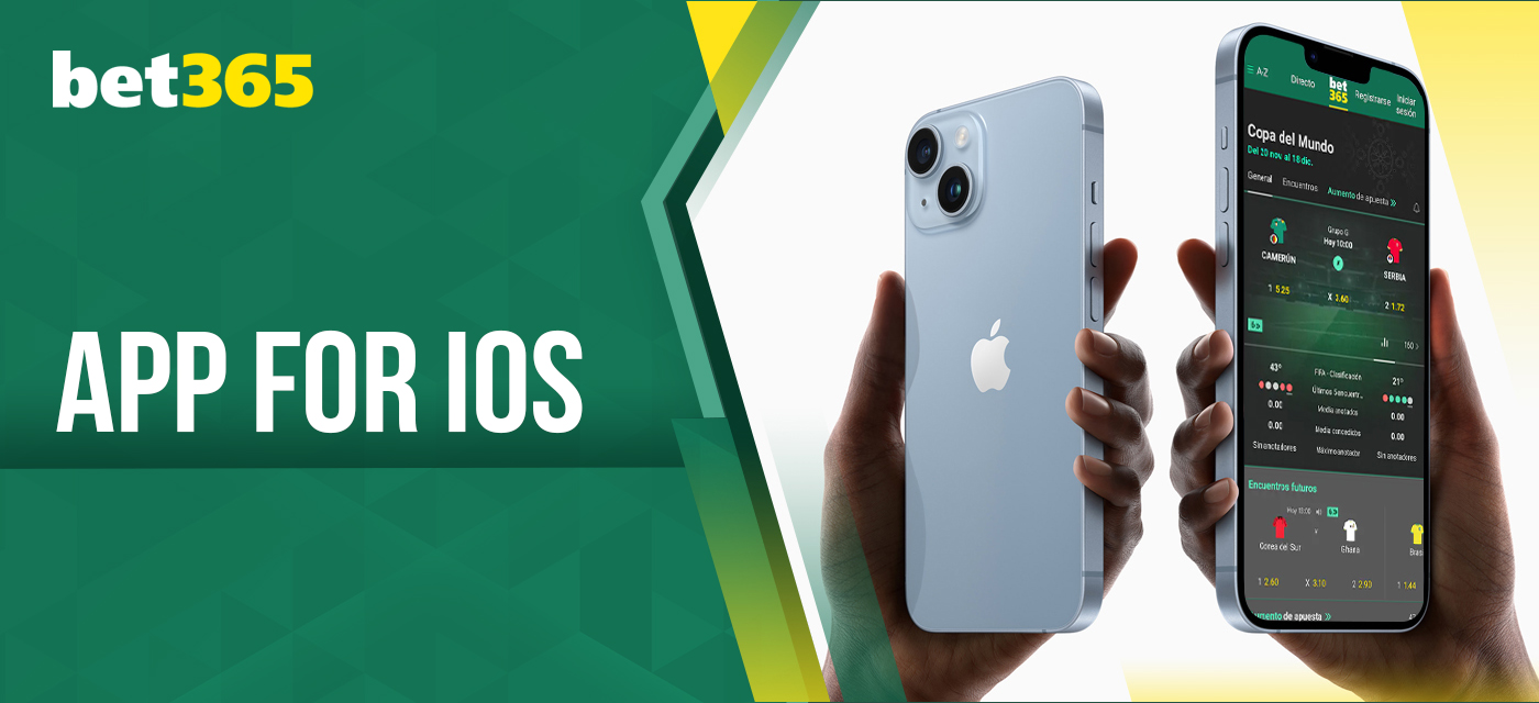 Instructions for installing the Bet365 mobile app on an iOS device