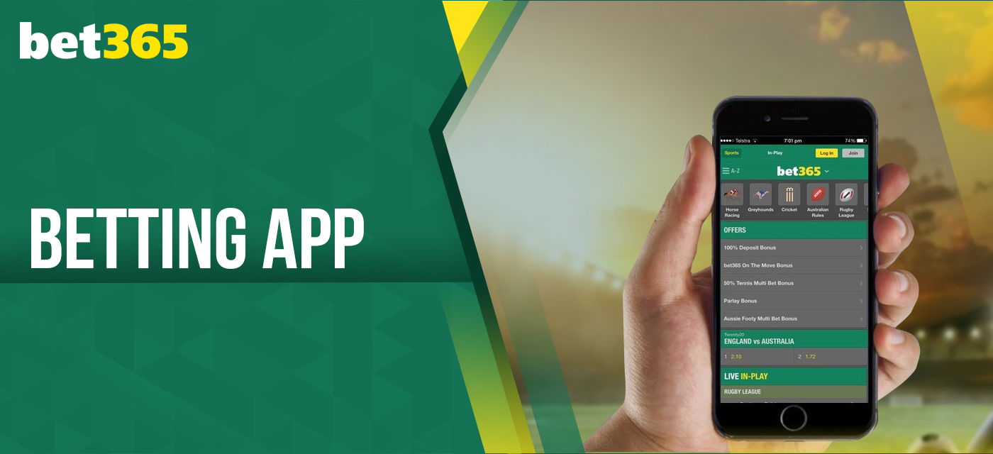 Overview of the Bet365 sports betting mobile application