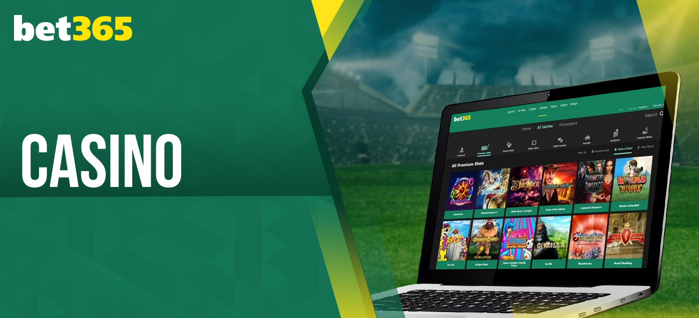 Características de la sección de casino online en bet365 