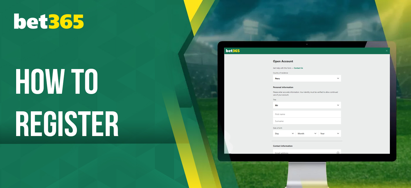 How to register a new bet365 account