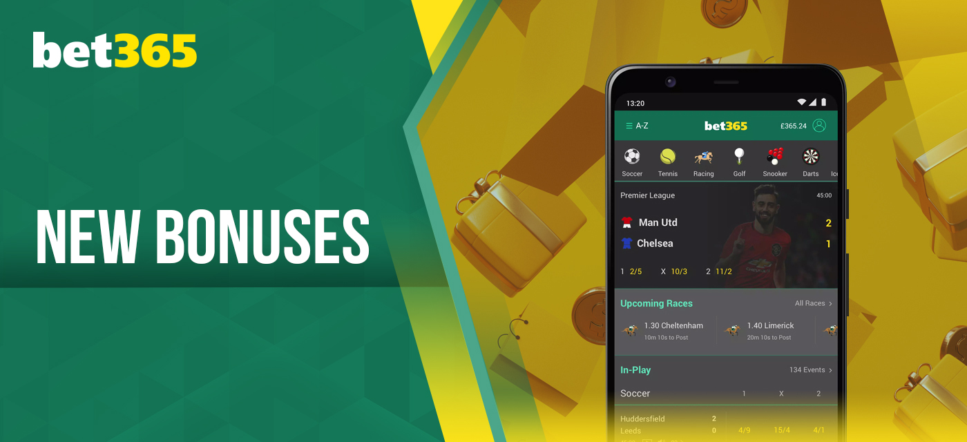 How bet365 users can receive notifications about new bonuses