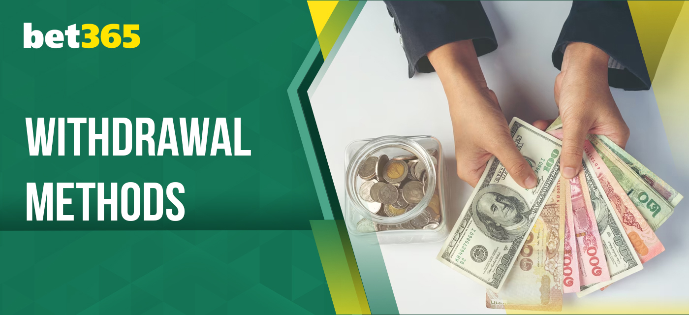 Methods available for users from Peru to withdraw funds from bet365 