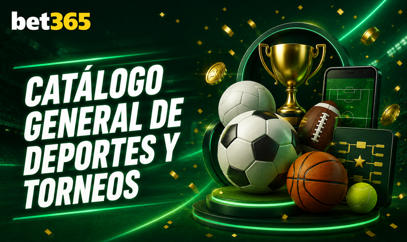 Catálogo general de deportes y torneos disponibles en Bet365 para Perú
