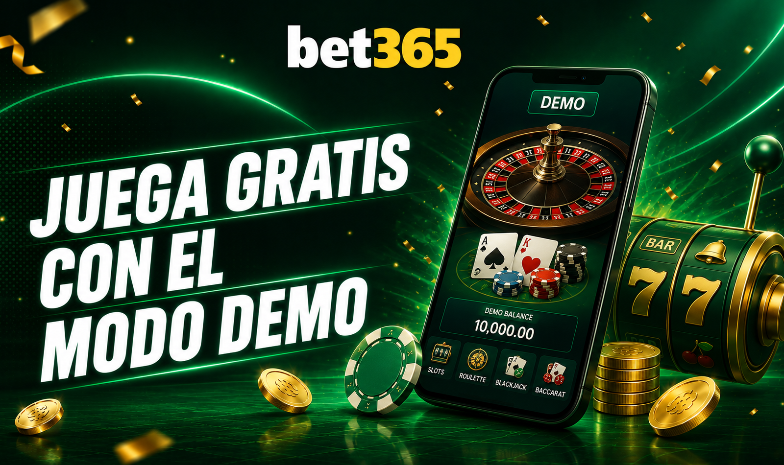 Modo demo Bet365 para jugar gratis antes de apostar dinero real