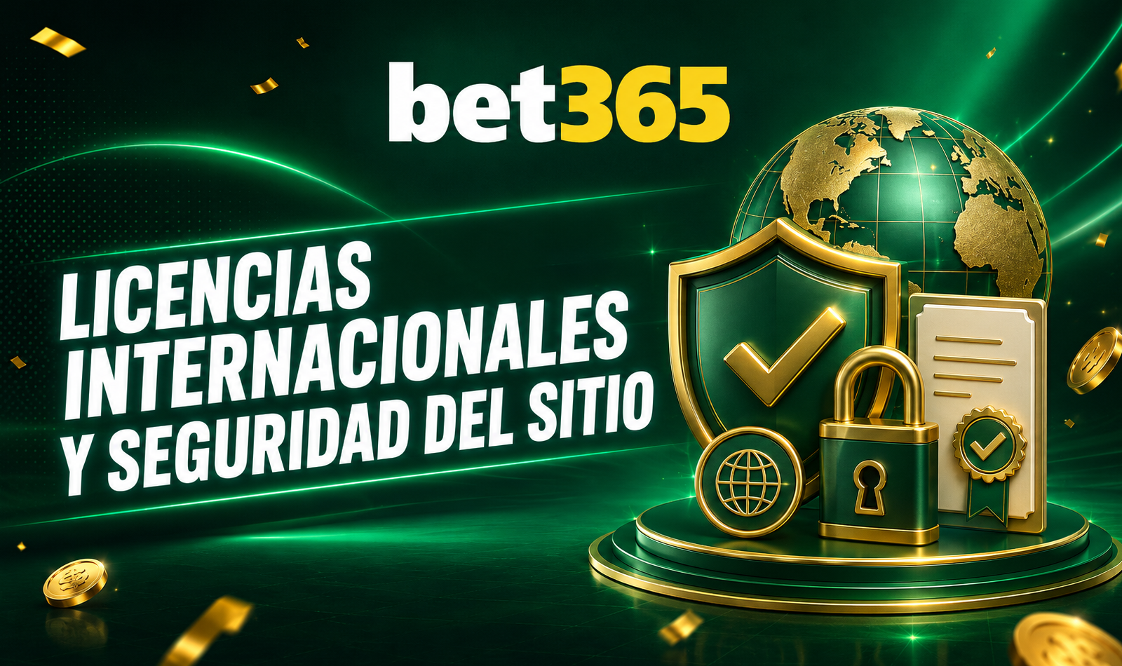 Licencias internacionales de Bet365 y seguridad del sitio para jugadores online
