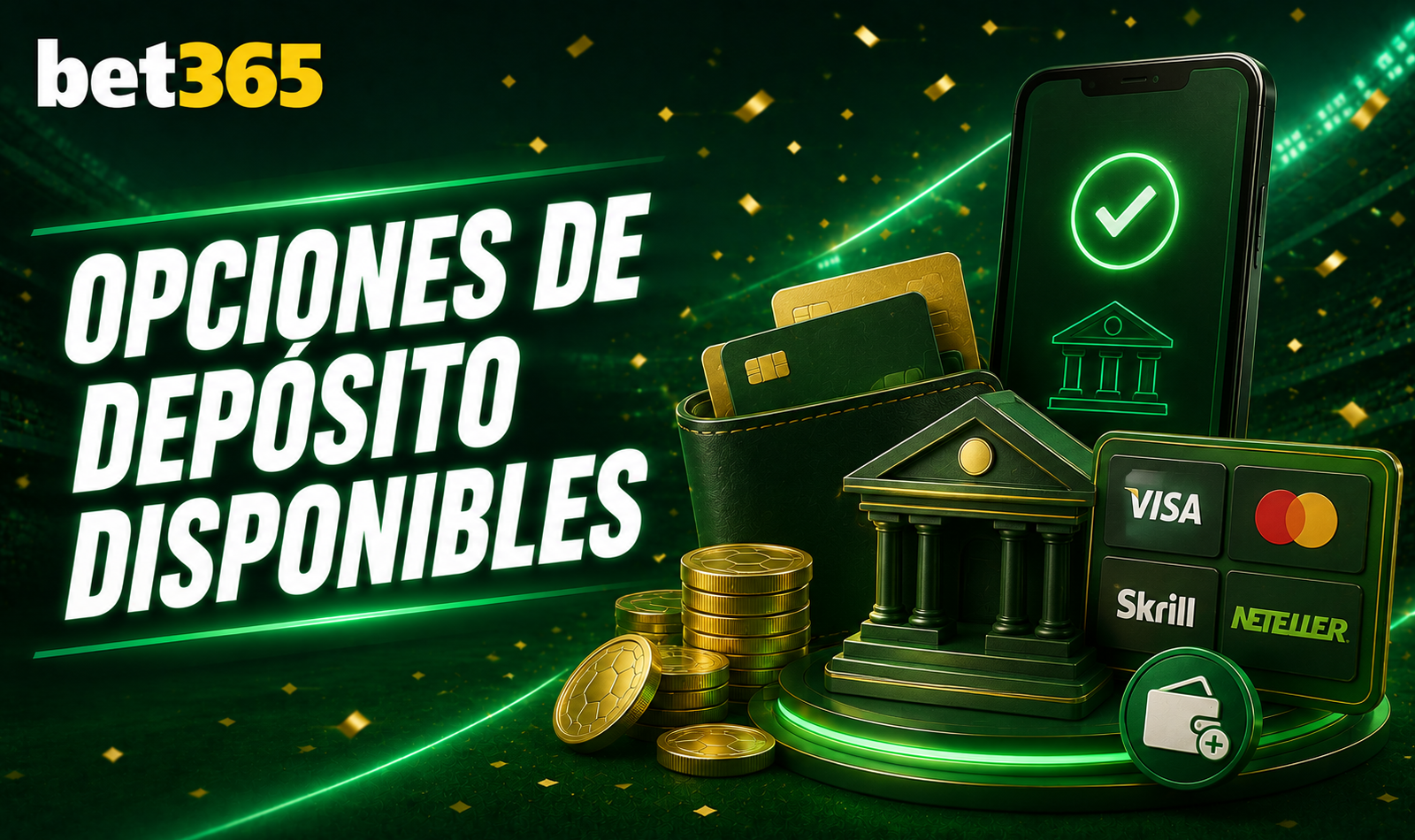 Opciones de depósito Bet365 disponibles para usuarios peruanos en 2026

